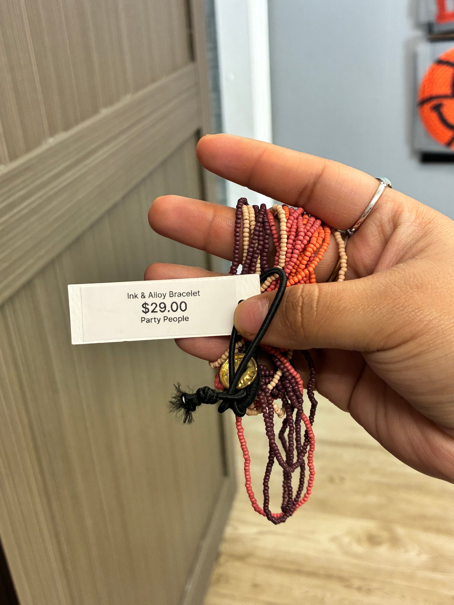 Ink w/alloy bracelet
