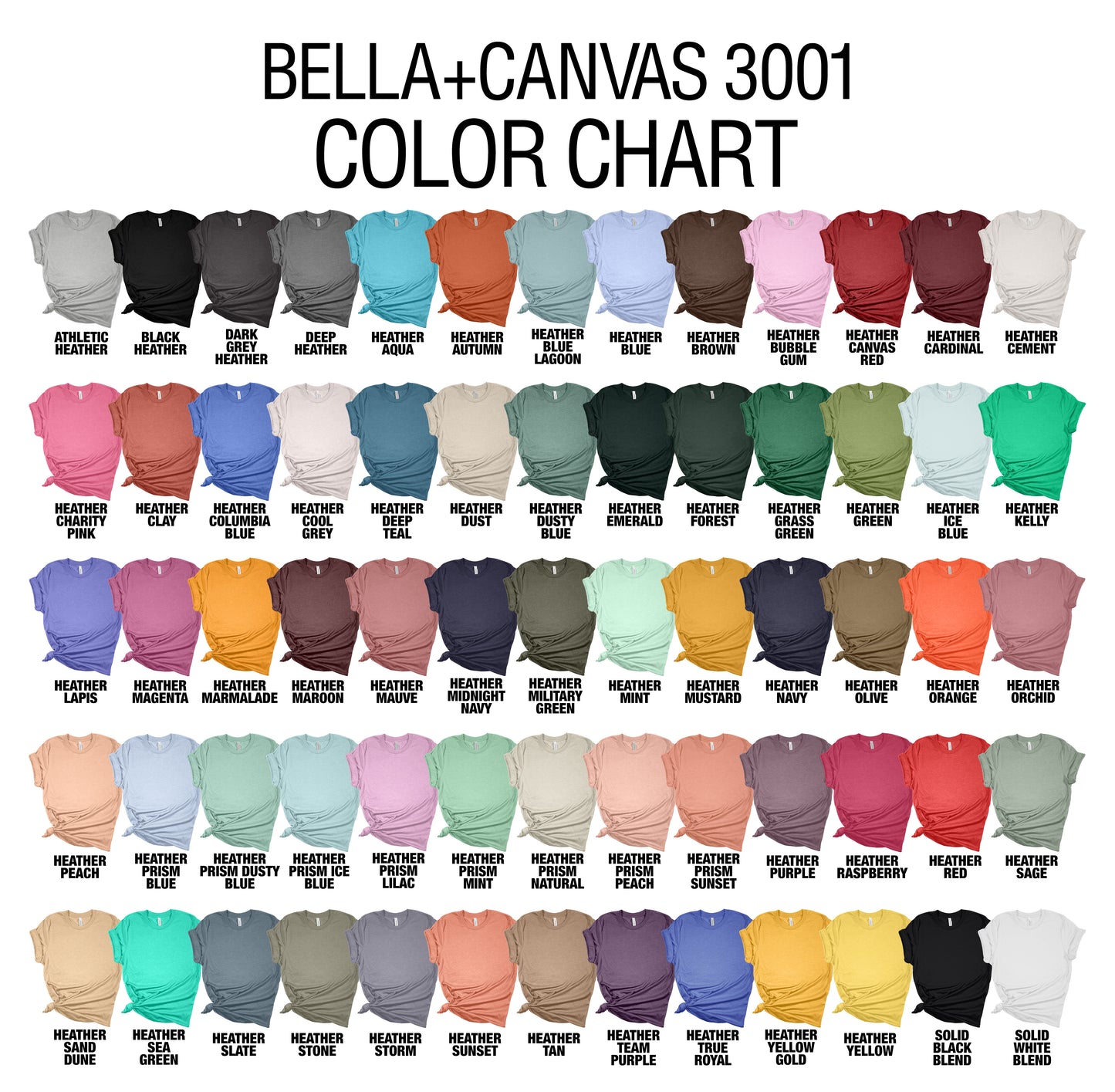 Bella+Canvas 100% Airlume Combed And Ring-Spun Cotton