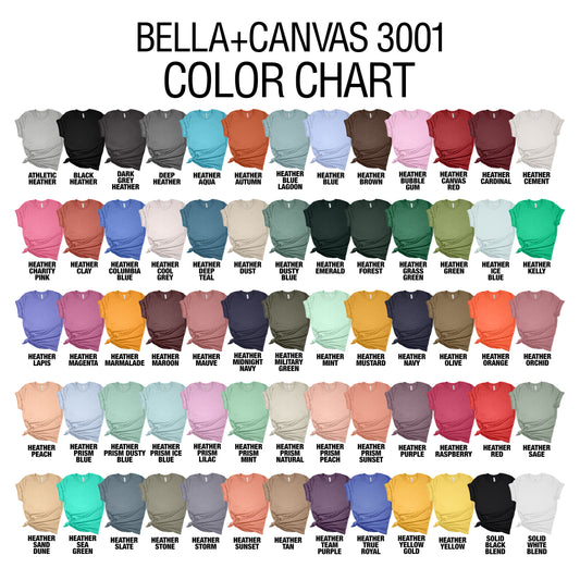 Bella+Canvas 100% Airlume Combed And Ring-Spun Cotton