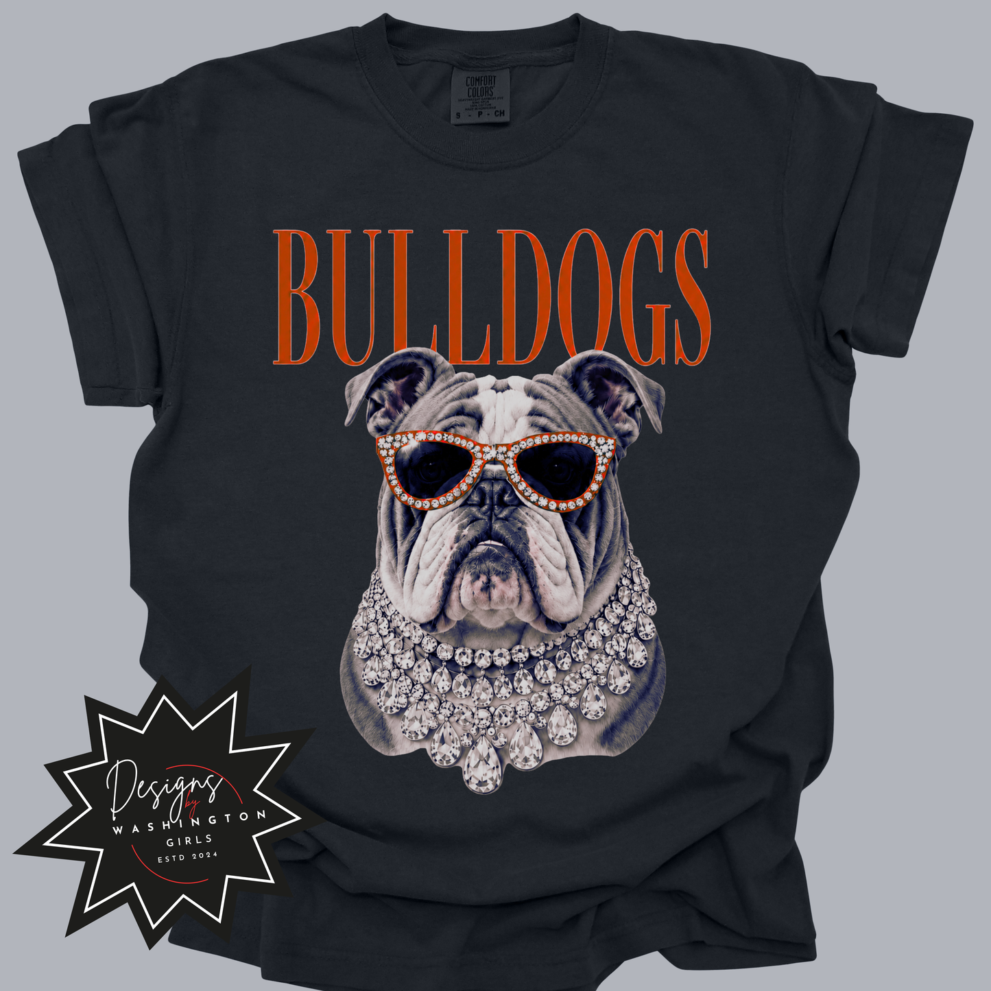 Rhinestone Bulldog