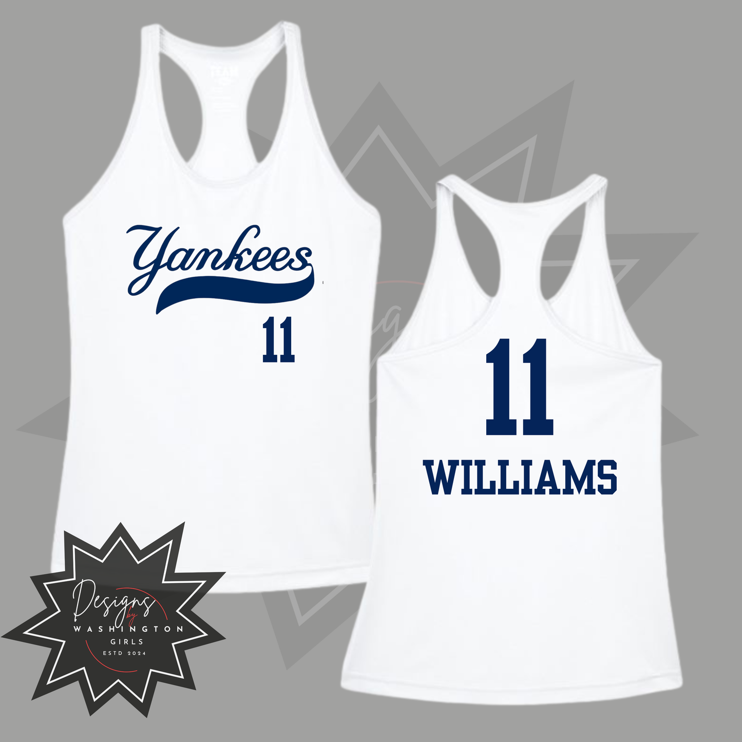 Yankees Racerback Tank