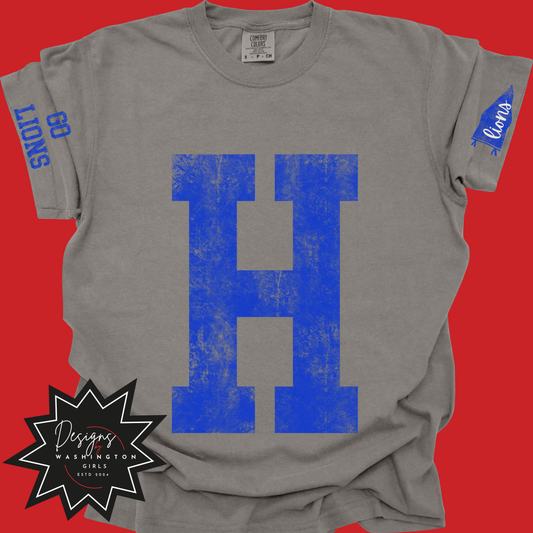 Distressed H Spirit Wear