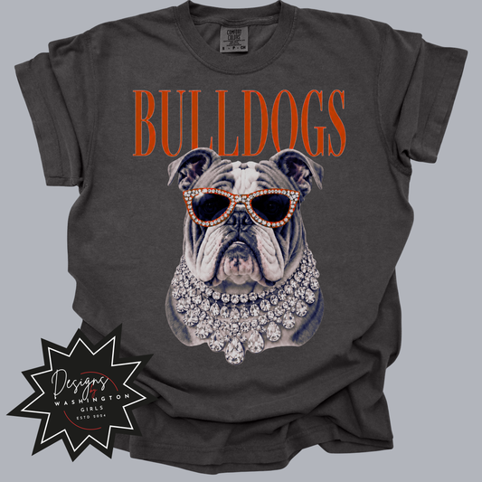 Rhinestone Bulldog
